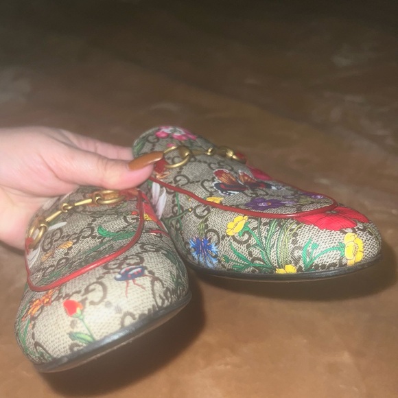 ♥️🩷♥️ Authentic- Gucci Horsebit mules size 37.5 - Picture 3 of 16